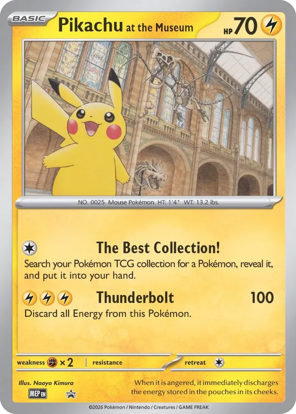 Pikachu at the Museum