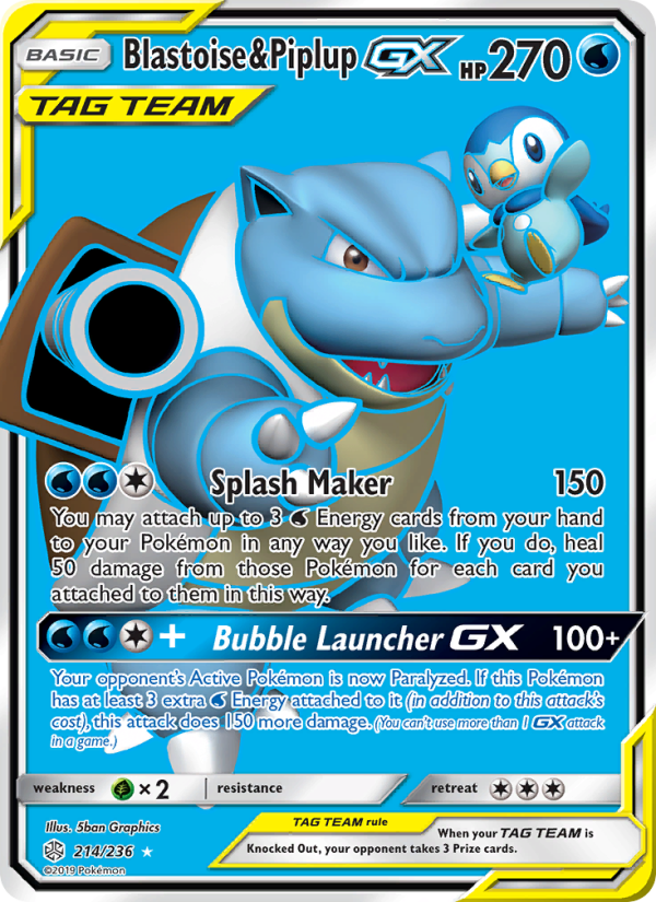 Blastoise & Piplup GX