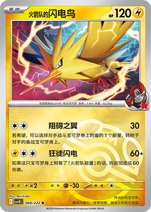 Team Rocket's Zapdos